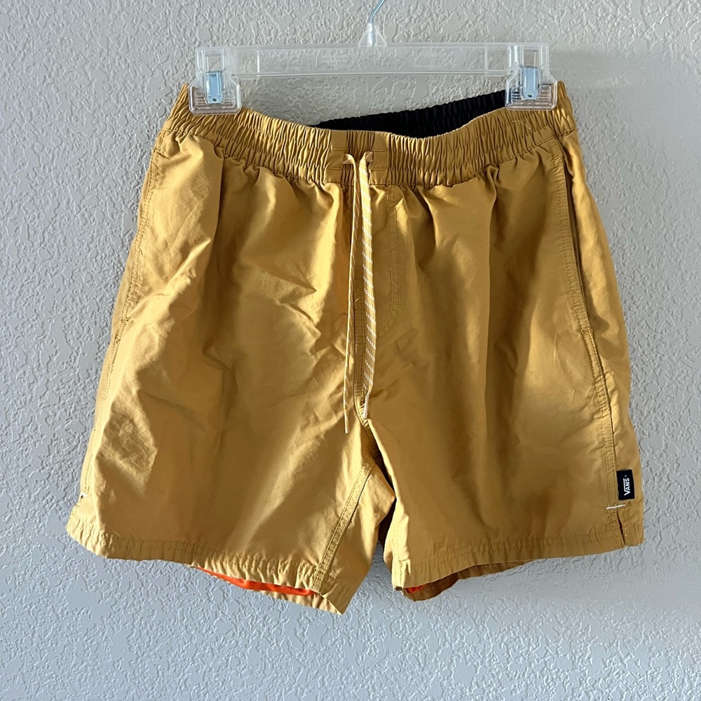 Vans Board Shorts Yellow Size Small